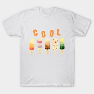 Ice Cream Watercolor Sketch T-Shirt